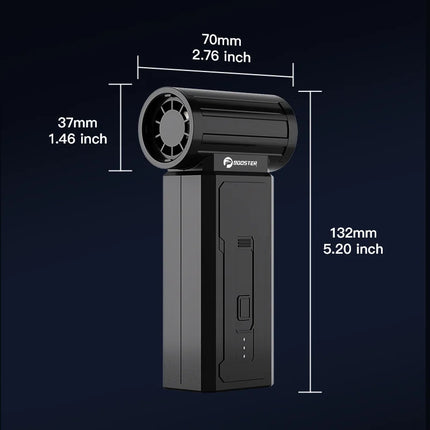 Booster JetFan W01 Power Air Blower Portable Cordless Computer Keyboard Cleaner 100000RPM Brushless Strong Turbo Fan Air Duster