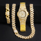 Gold Chain suit C / 8inch with 18inch / 16MM