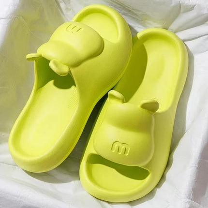 2025 Fashion Women Slippers Summer Flat Sandals Lightweight EVA Home Bathroom Slippers Massage Couples Indoor Slides Shower Shoe
