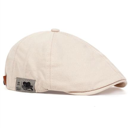 Men Side Letter Sticker Newsboy Caps British Painters Hats Spring and Autumn Adjustable Flat Cap Hip Hop Berets Peaked Cap