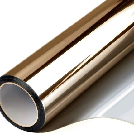 AFDB One Way Window Film, Mirror Effect Tint Glass Covering for Home Office,Reflective Heat Control Anti UV Glass Door Sticker