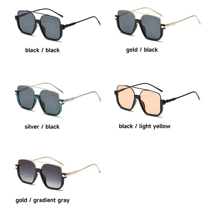 1PCS Fashion Oversized Sunglasses Women UV400 Sun Glasses Men 2025 Brand Designer Eyewear