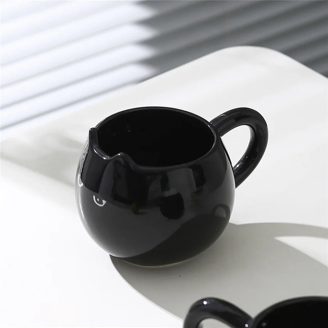 1PC cat shaped ceramic cup, creative mug, 380ml/13oz coffee and drinking cup