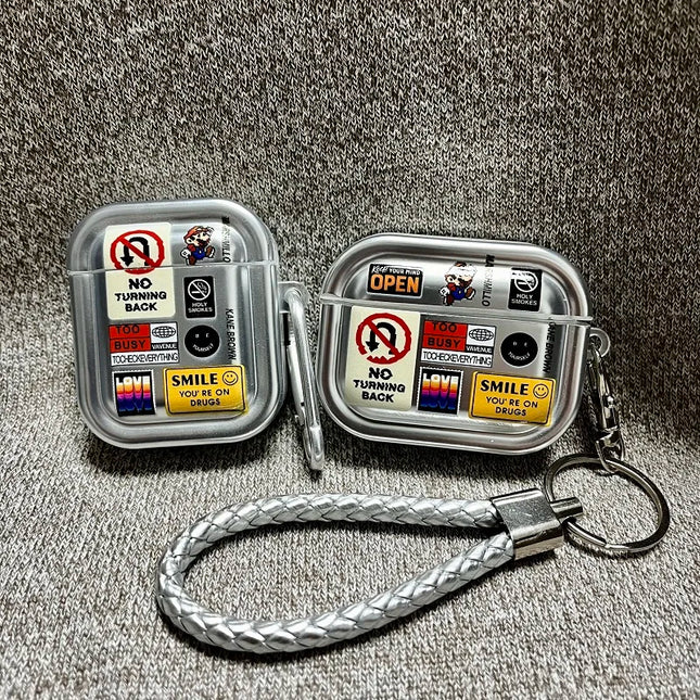 Mario AirPodsPro2 Case Protective Cover For AirPods4 Bluetooth Earphone Shell Compatible With Apple Gen 3  4 Headset Accessories