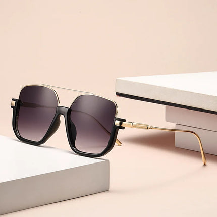 1PCS Fashion Oversized Sunglasses Women UV400 Sun Glasses Men 2025 Brand Designer Eyewear