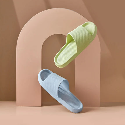 Women Summer Slippers Men Home Shoes Household Indoor Bathroom Bathing Couple EVA Slippers Sandals Slippers Anti-slip Anti-odor