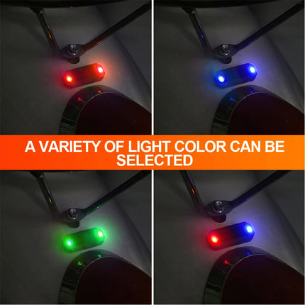 Mini Solar Power Car Warning Light LED Flashlight Car Motorcycles Alarm Lamp In-Night Caution Strobe Warning Light Running Lamp