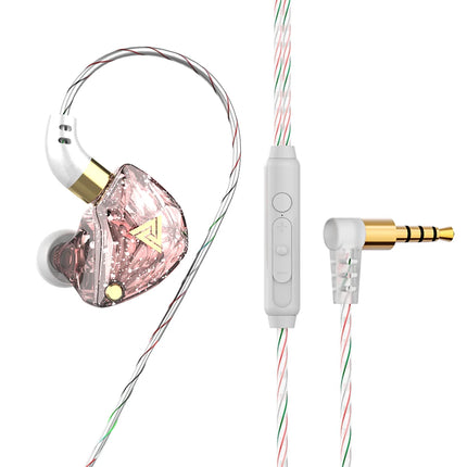 Original QKZ AK6 Copper Driver HiFi Wired Earphone 3.5MM Race Sport Headphone Bass Stereo Headset Music Earbuds In Ear With Mic