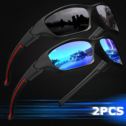2/3PCS New Polarized Sunglasses for Men Outdoor Fashion Sports Fishing Cycling Eye Protection Sun Glasses Luxury Design Uv400