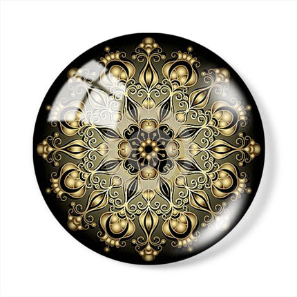 Black style patterns Flowers &Beauty Golden 10pcs 12mm/18mm/20mm/25mm Round Photo glass cabochon demo flat back Making findings
