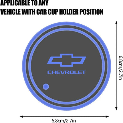 Car Water Cup Mat Drink Holder For Chevrolet Aveo Bolt Onix Cruze Spark Cavalier Colorado Lacetti Trailblazer Silverado Tahoe