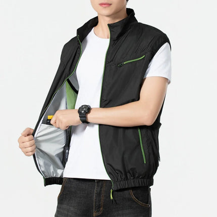 Cooling Vest Ice Fan Vest 3 Gears USB Heat Resistant Air Conditioner Clothes Vest Breathable Wearable Cooling Fan Vest Camping