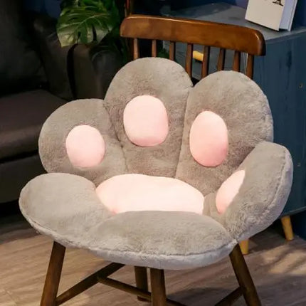 70*60cm Kawaii Cat Paw Plush Toys Cute Soft Stuffed Floor Cushion Chair Sofa Butt Pad for Home Room Decoration Office Nap Dolls