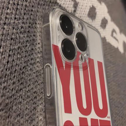 Personalized Women In English Phone Case For IPhone 16 15 14 13 12 11 Pro Max X XR XS Max 7 8 Plus SE2020 Transparent Cover Case