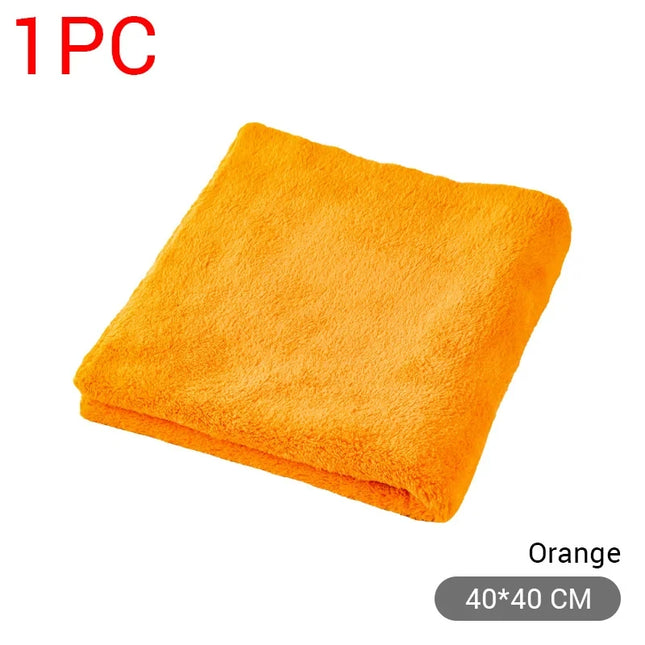 SEAMETAL Microfiber Towel Super Absorbency Car Cleaning Cloth No Hemming Microfiber Auto Towel 40X40/100CM Car Wash Accessories