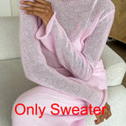Pink(only Sweater) / One Size
