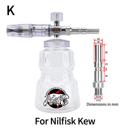 Pressure Washer Aluminum Foam Lance Foam Nozzle Car Wash Foam Maker for Karcher Elitech Bort AR Bosch Michelin Pressure Washer