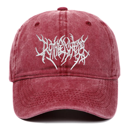 Trendy Embroidered Rock - style Baseball Cap with Unique Logo