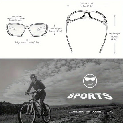2/3PCS New Polarized Sunglasses for Men Outdoor Fashion Sports Fishing Cycling Eye Protection Sun Glasses Luxury Design Uv400