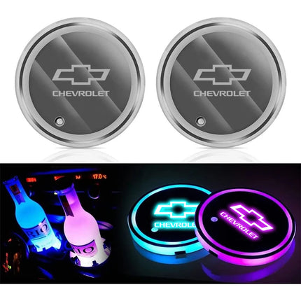 Car Water Cup Mat Drink Holder For Chevrolet Aveo Bolt Onix Cruze Spark Cavalier Colorado Lacetti Trailblazer Silverado Tahoe