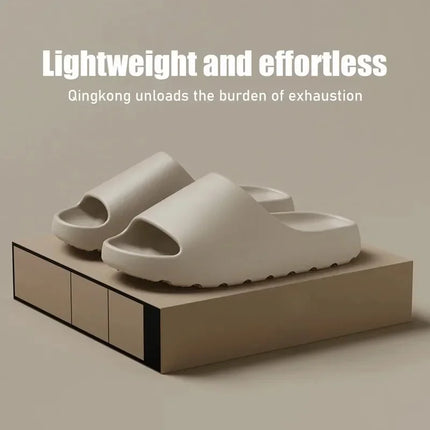 suitable for sports outdoor wear and home use They have a strong sense of stepping on poop and thick bottom EVA sandals sandals