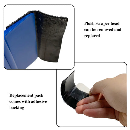 10Pcs Car Wrapping Vinyl Tool Kit Window Film Tint Tools Car Wrap Sticks Edge Trimming Squeegee Tinting Felt Edge Squeegee