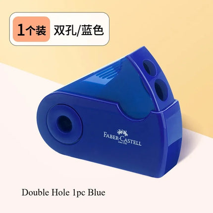 1Pc Faber Castell Double Hole Pencil Sharpener with Eraser Ladybug / Fish / Eagle Cute Stationery Back To School