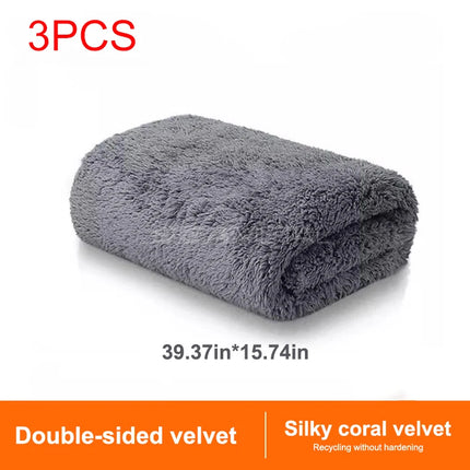 SEAMETAL Microfiber Towel Super Absorbency Car Cleaning Cloth No Hemming Microfiber Auto Towel 40X40/100CM Car Wash Accessories