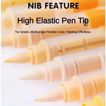 12/24/36/48/72/120 PCS GuangNa Acrylic Color Soft Head Markers Painted Graffiti Christmas Gfit Marker Set Festival Art Supply