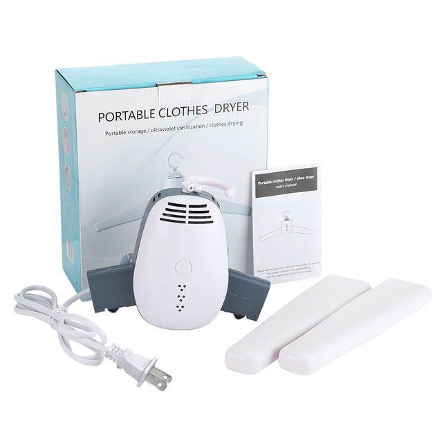 Electric Clothes Drying Rack Hang Clothes Dryer UV Sterilization Portable Travel Home Business Mini Folding Clothes Heater