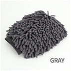 Grey gloves