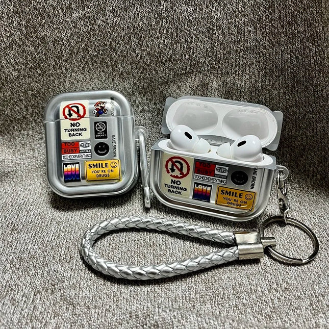 Mario AirPodsPro2 Case Protective Cover For AirPods4 Bluetooth Earphone Shell Compatible With Apple Gen 3  4 Headset Accessories