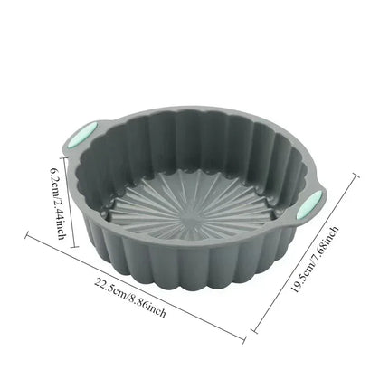 3D Pastry Silicone Cake Mold Baking Set Tools For Cake Pan Kitchen Fluted Tube Savarin Chiffon Pan Bakeware Airfryer Accessories