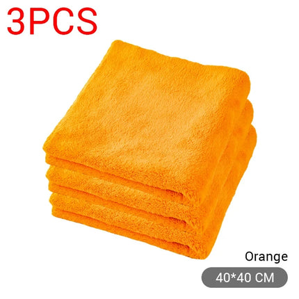 SEAMETAL Microfiber Towel Super Absorbency Car Cleaning Cloth No Hemming Microfiber Auto Towel 40X40/100CM Car Wash Accessories