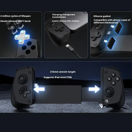 For GameSir X5 Lite Mobile Gamepad Controller Hall Linear Fast Charging Transmission For IOS Android Type-C Handle Peripherals