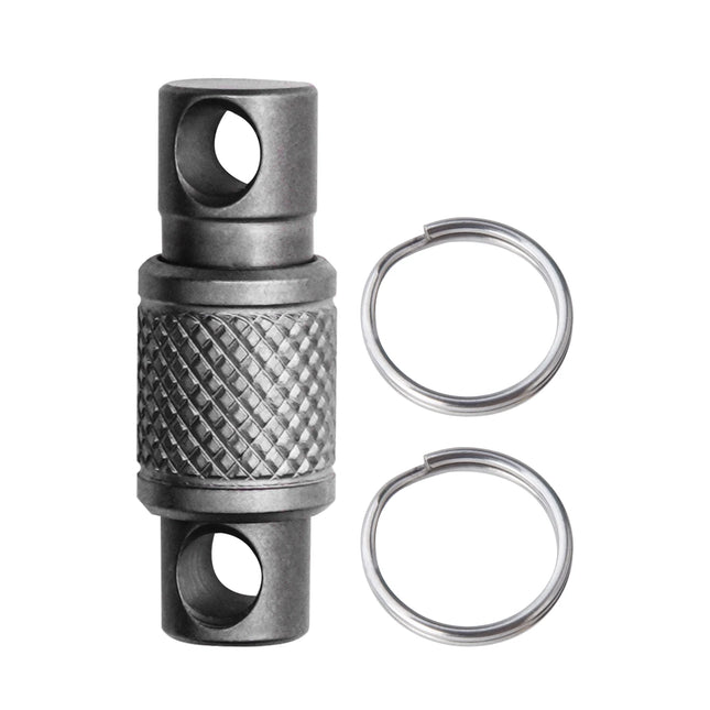 Titanium Alloy Keychain Outdoors EDC Tool Double Headed Quick Pull Buckle Removable Portable Mountaineering Buckle New Durable