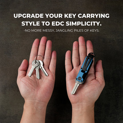 Aluminum Key Organizer 1-5 Keys Compact Aluminum Key Organizer - Minimalist design, ideal for everyday use and special occasions
