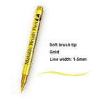 1Pcs Brush Gold