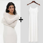 White(sweater vest) / One Size