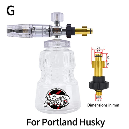 Pressure Washer Aluminum Foam Lance Foam Nozzle Car Wash Foam Maker for Karcher Elitech Bort AR Bosch Michelin Pressure Washer
