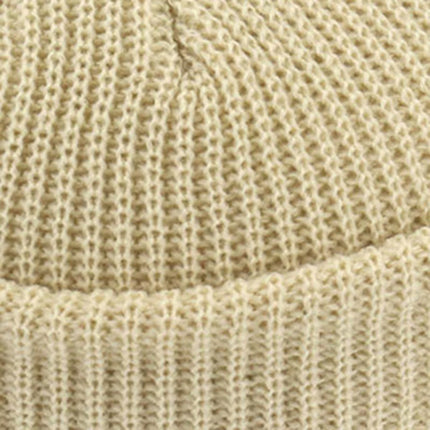 Autumn and Winter Retro Fashion Knitted Hat Men's and Women's Versatile Street Trend Hip Hop Hat Outdoor Warm Hat