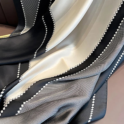 Spring Scarf Women's Luxury Design Polyester Material Smooth Scarf Soft Shawl Beach Scarf