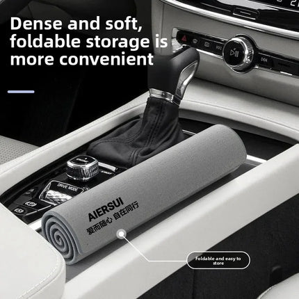 With the way to wash the car towel wiping cloth special absorbent car interior car chamois leather wipes do not lose hair double