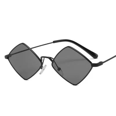 2025 Punk Small Diamond Sunglasses Women Brand Designer Square Steampunk Sun Glasses Men Metal Frame Eyewear Gafas De Sol Mujer