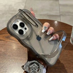 Black / Case & Holder / For iPhone 16 Plus