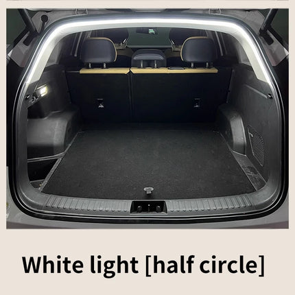 Car high brightness trunk lighting ambient light interior decoration LED wiring free automatic sensing tailgate light strip