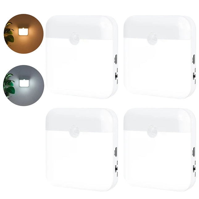 Human Body Induction Night Light for Bedroom Kitchen Corridor Energy-saving Lamp for Holiday Gift Camping Summer Party Home Deco