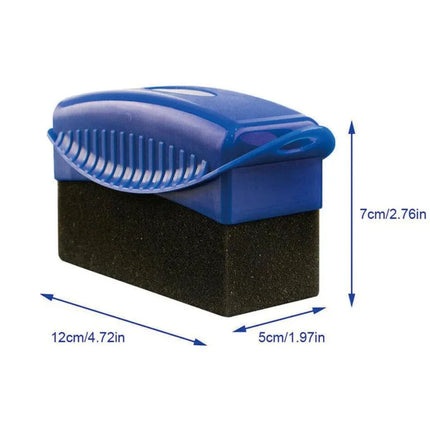 Car Wheel Polishing Waxing Sponge Brush ABS Car Tire Washing Cleaning Brushes Contour Detailing Dressing Applicator Pad