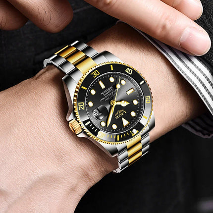 LIGE Fashion Sport Watch for Man Waterproof Military Men's Quartz Wristwatches Top Brand Luxury Big Men Watch Relogios Masculino