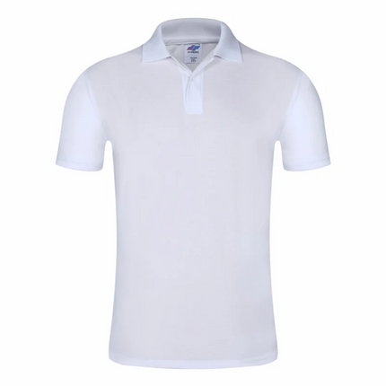 Men's Summer Solid Color Lapel Short-sleeved Casual Daily Outdoor Polo Shirt Fashion Button Top 13 colors